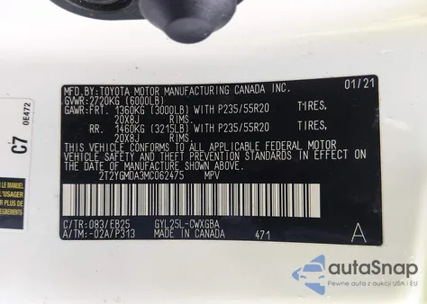 2021 Lexus Rx 450H F Sport Handling из США, поврежденный, VIN 2T2YGMDA3MC062475